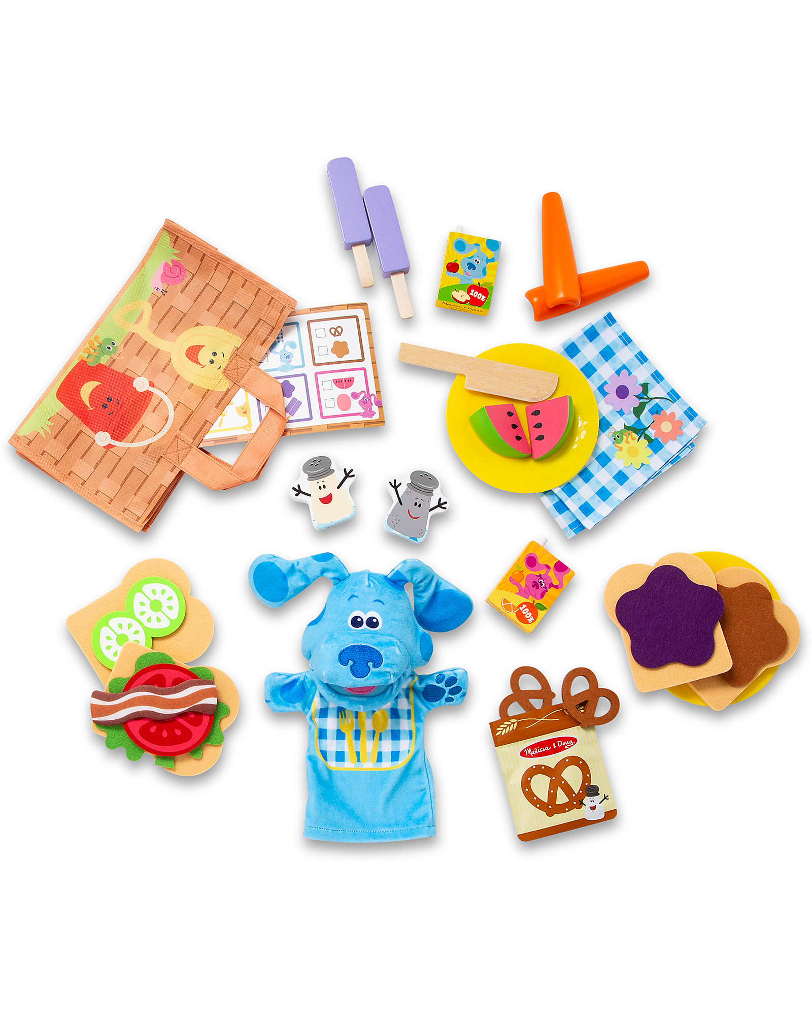 Melissa & Doug Jolly Helpers 96037 Burattino a mano, multicolore