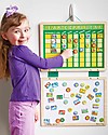 Melissa & Doug Calendario delle Attività - Responsabilizzare i Bimbi - Lingua Inglese Giochi Montessoriani