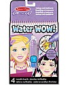 Melissa & Doug Cartoncini Magici da Colorare Water Wow - Makeup e Manicure - 4 Cartoncini con Penna ad Acqua Ricaricabile Disegnare e Colorare