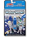 Melissa & Doug Cartoncini Magici da Colorare Water Wow - Spazio - 4 Cartoncini con penna ad acqua ricaricabile! Disegnare e Colorare