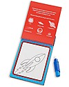 Melissa & Doug Cartoncini Magici da Colorare Water Wow - Spazio - 4 Cartoncini con penna ad acqua ricaricabile! Disegnare e Colorare