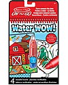 Melissa & Doug Cartoncini Magici da Colorare Water Wow Unisci i Puntini - Fattoria - 4 Cartoncini con Penna ad Acqua Ricaricabile Disegnare e Colorare
