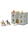 Melissa & Doug Castello in Legno Trasportabile Fold & Go - Personaggi Inclusi! Case delle Bambole