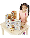 Melissa & Doug Castello in Legno Trasportabile Fold & Go - Personaggi Inclusi! Case delle Bambole