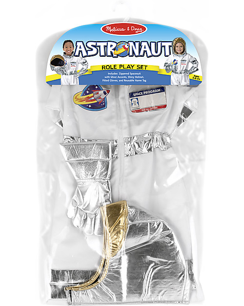 Melissa & Doug Costume da astronauta - Con guanti spaziali ed elmetto! Travestimenti
