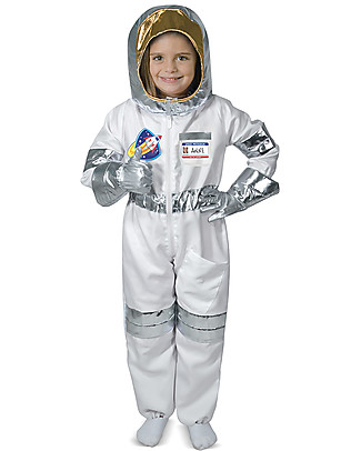 Melissa & Doug Costume da astronauta - Con guanti spaziali ed elmetto! Travestimenti