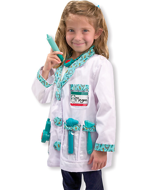 Melissa & Doug Costume da Dottore - Perfetto per Carnevale e feste in maschera! Giochi Creativi