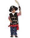 Melissa & Doug Costume da Pirata - Perfetto per Carnevale e feste in maschera! Travestimenti