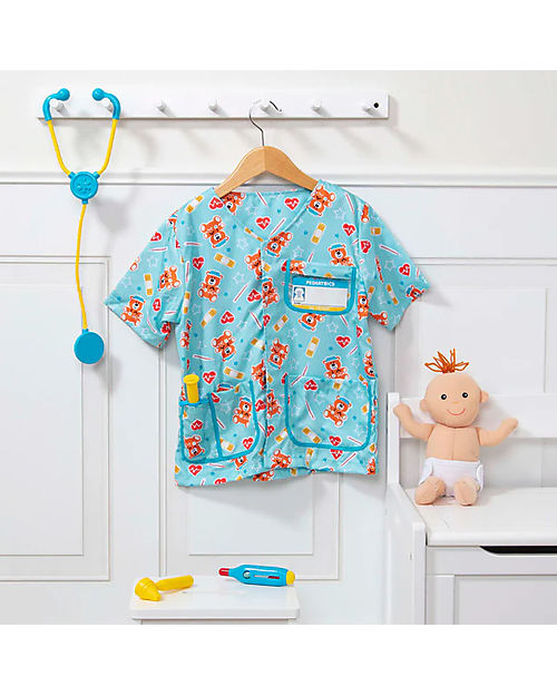 Melissa & Doug Costume Da Costruttore Per Bambini Con Casco, Gilet E Cintura Attrezzi - Gioco Di Imitazione 3+ Anni