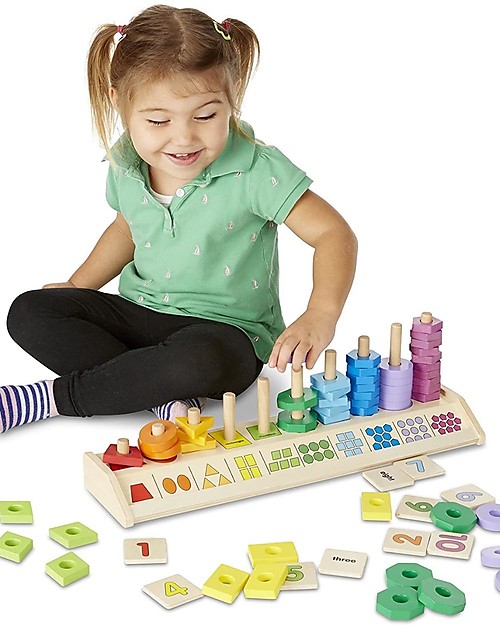 Melissa and Doug Gioco in legno Il puzzle delle serrature e lacci