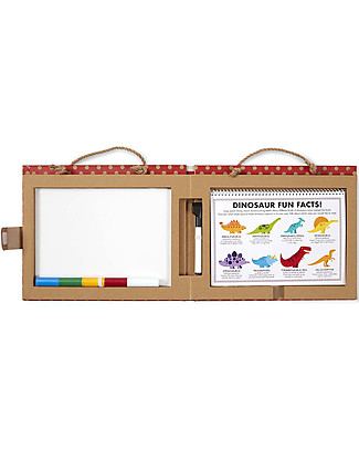 Melissa & Doug Disegno Riutilizzabile e Kit di Magneti - in Lingua Inglese - Dinosauro Disegnare e Colorare
