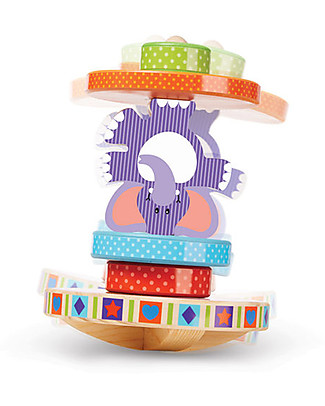 Melissa & Doug Elefante Equilibrista - Legno - 6 Pezzi Incastri In Legno
