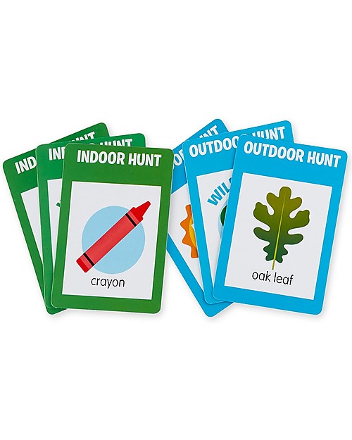 Melissa & Doug Gioco Caccia al Tesoro in Lingua Inglese - Indoor/Outdoor - Esploriamo! Giochi da Esterno_