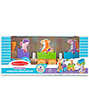 Melissa & Doug Gioco da Tirare e Spingere in Legno Trenino - Animali della Fattoria Trainabili
