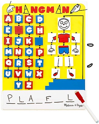 Melissa & Doug Gioco dell'Impiccato - Ideale in Viaggio Giochi da Tavolo