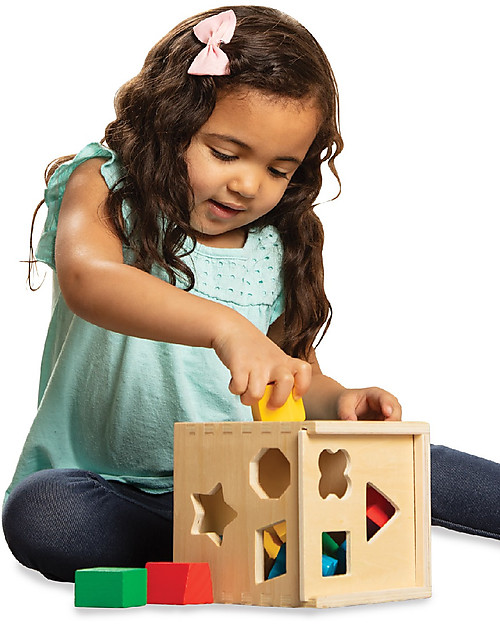 Melissa Doug Gioco Educativo in Legno Cubo con Formine unisex
