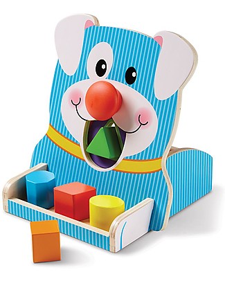 Melissa & Doug Gioco in Legno ad Incastro con Figure - Sviluppa la manualità! Incastri in Legno