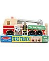 Melissa & Doug Gioco in Legno Camioncino dei Pompieri Macchine e Trenini  in Legno