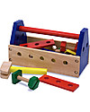 Melissa & Doug Kit degli Attrezzi in Legno - 24 Pezzi - Ottima idea regalo! Attrezzi in Legno