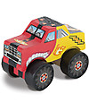 Melissa & Doug Monster Truck in Legno da Assemblare e Dipingere - Con sticker e colori inclusi! Kit Fai Da Te