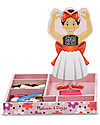 Melissa & Doug Nina Ballerina - Bambola in Legno con Vestiti Magnetizzati Giochi Magnetici