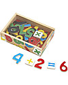 Melissa & Doug Numeri Magnetici in Legno - Per imparare a contare! Giochi STEM