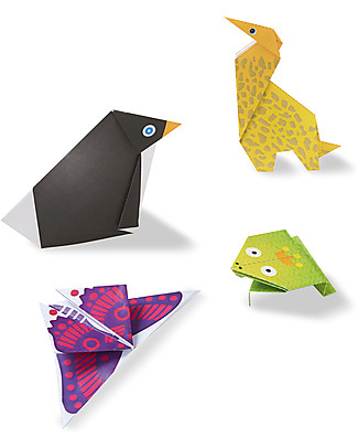 Melissa & Doug Origami On the Go - Animali - 40 animali differenti, 3 livelli di difficoltà! Kit Fai Da Te