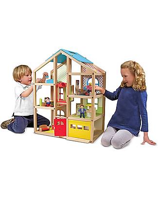 OLLI Ella holdie in legno per bambini Fienile bambole Play House 