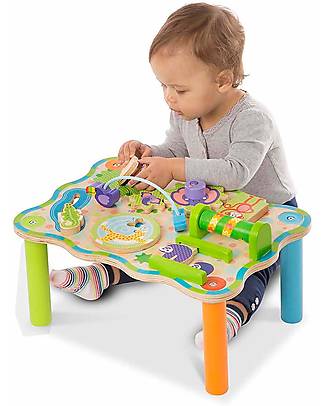Melissa & Doug OUTLET - Tavolo Attività in Legno - Giugla - Pezzo di Showroom Kit Fai Da Te