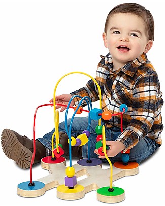 Melissa & Doug Pallottoliere in Legno - Toy Bead Maze Incastri in Legno