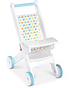 Melissa & Doug Passeggino per Bambole in Legno - Cuori Multicolor Carrozzine per Bambole