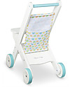 Melissa & Doug Passeggino per Bambole in Legno - Cuori Multicolor Carrozzine per Bambole