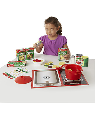 Melissa & Doug Pasta Play Set - Oltre 50 pezzi - Ottima idea regalo! Cibo Giocattolo