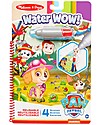 Melissa & Doug Paw Patrol - 4 Cartoncini Magici da Colorare Water Wow - Sky- con Penna ad Acqua Ricaricabile Disegnare e Colorare
