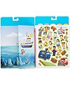 Melissa & Doug Paw Patrol - Adesivi Riutilizzabili + Libro Illustrato con Avventure nella Baia Adesivi e Timbri
