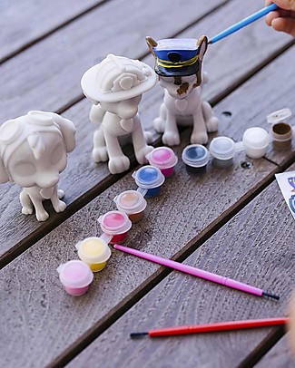 Melissa & Doug Paw Patrol - Figure da Dipingere con Colori e Pennello Disegnare e Colorare