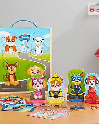 Melissa & Doug Paw Patrol - Personaggi Magnetici da Vestire Adesivi e Timbri