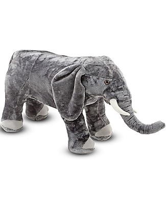 Melissa & Doug Peluche Elefante - 48x83 cm - Soffice e Duraturo Peluche