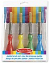 Melissa & Doug Pennelli Giganti - Set di 4 Pennelli Disegnare e Colorare