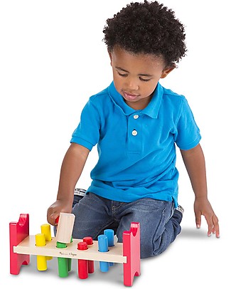 Melissa & Doug Pound-a-Peg - Martello Colpisci Pioli in Legno Attrezzi in Legno