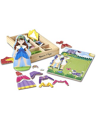 Melissa & Doug Principessa con Vestiti Magnetici da Combinare Giochi Creativi