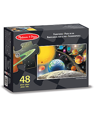 Melissa & Doug Puzzle da Pavimento Sistema Solare - 48 Pezzi - Perfetta idea regalo! Puzzle