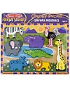 Melissa & Doug Puzzle in Legno Animali da Safari - 8 pezzi grandi Incastri in Legno