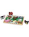 Melissa & Doug Puzzle in Legno Fattoria - 8 pezzi grandi Incastri in Legno