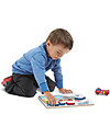 Melissa & Doug Puzzle in Legno Veicoli - 9 pezzi grandi Incastri in Legno