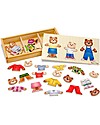 Melissa & Doug Puzzle in Legno - Vestiamo gli Orsetti - 45 pezzi! Puzzle