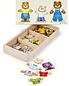 Melissa & Doug Puzzle in Legno - Vestiamo gli Orsetti - 45 pezzi! Puzzle