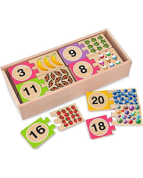 Melissa & Doug Puzzle per Imparare a Contare Giochi STEM
