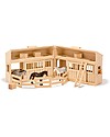 Melissa & Doug Scuderia in Legno Trasportabile Fold & Go - 4 Cavalli Inclusi! Animali in Legno