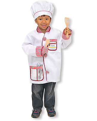 Melissa & Doug Set Costume da Chef Travestimenti